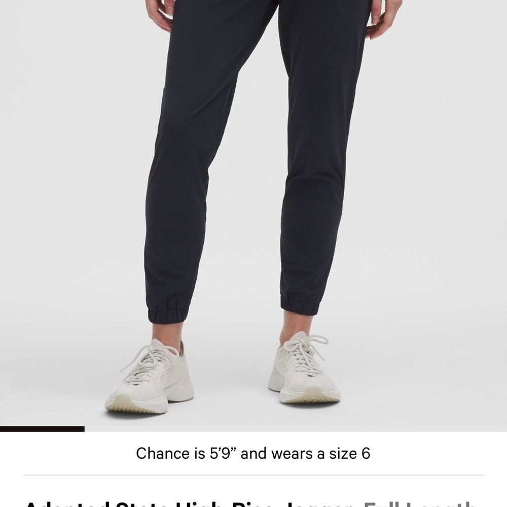 Lululemon Adapted State High Rise Jogger - Size 10 - True Navy